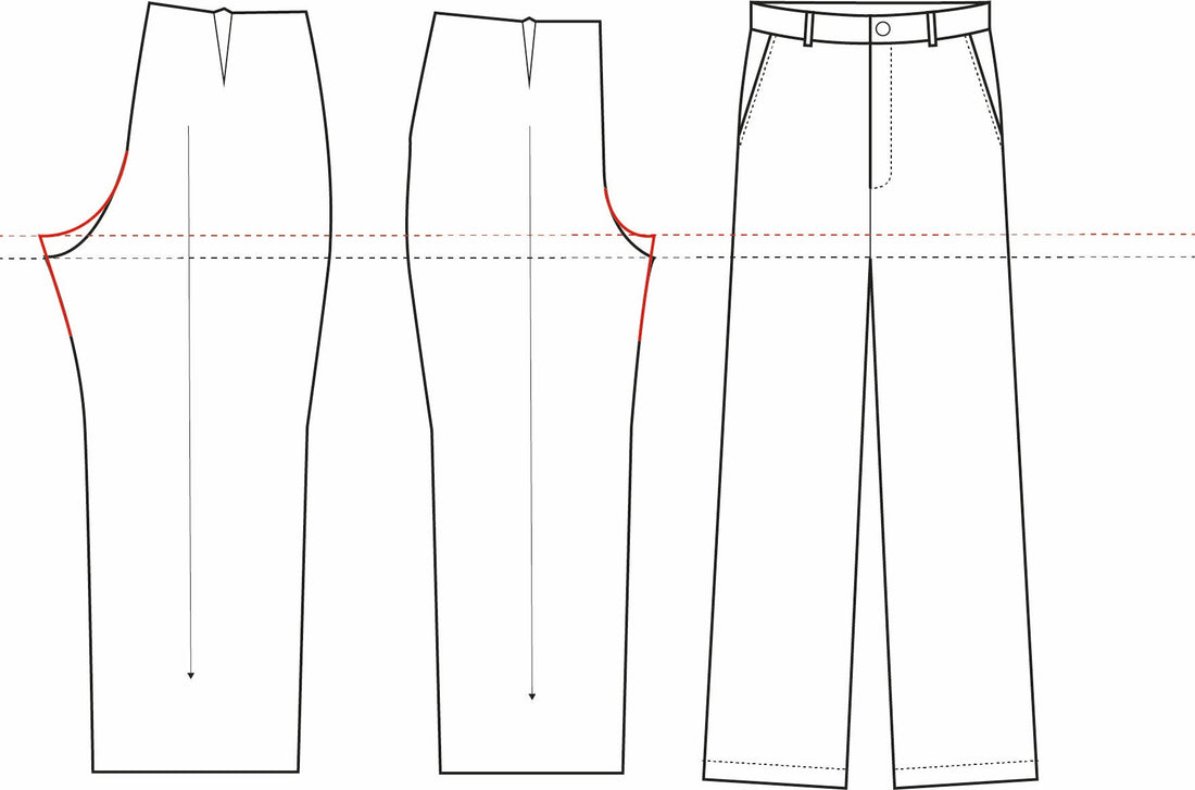 Les retouches de pantalon