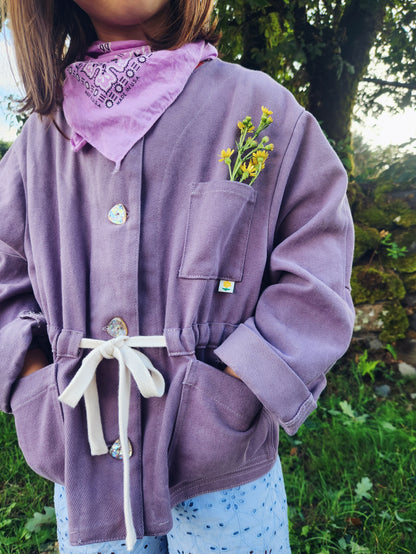 YÜNA KIDS — Patron PDF Veste à poches Enfant | Vévette