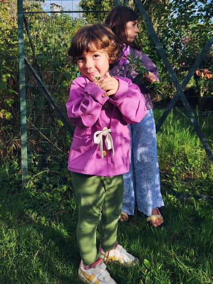 YÜNA KIDS — Patron PDF Veste à poches Enfant | Vévette