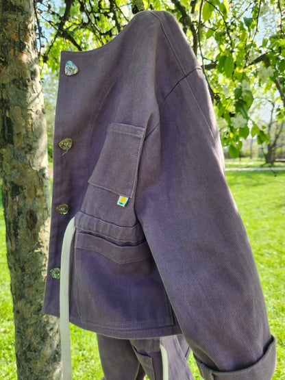 YÜNA KIDS — Patron PDF Veste à poches Enfant | Vévette