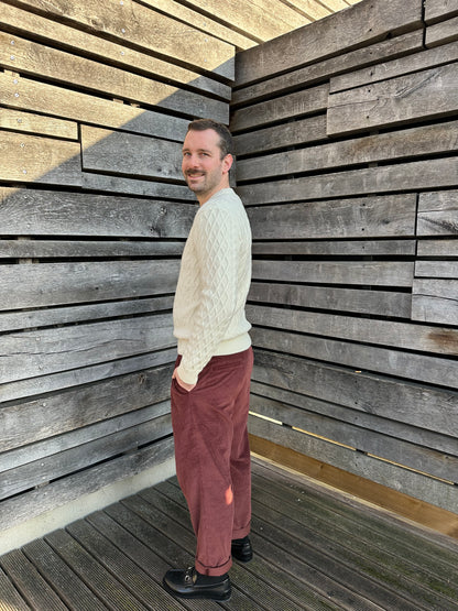 ALESSANDRO — Patron PDF Pantalon à plis Homme | Vévette
