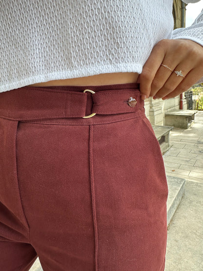 CORALIE — Patron Pochette Pantalon droit à découpes Femme | Vévette