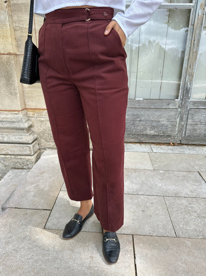 CORALIE — Patron PDF Pantalon droit à découpes Femme | Vévette