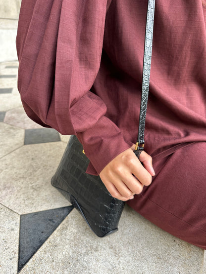 HERMANCE — Patron PDF Blouse à plis Femme | Vévette