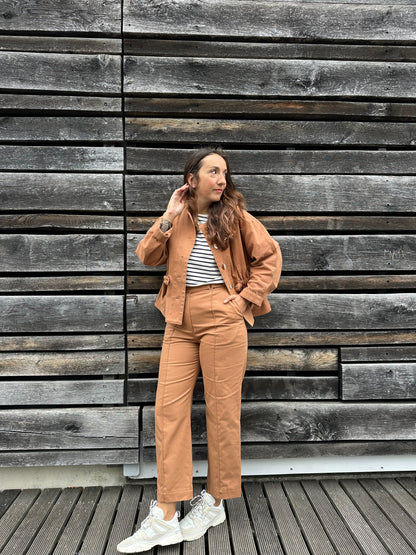 CORALIE — Patron Pochette Pantalon droit à découpes Femme | Vévette