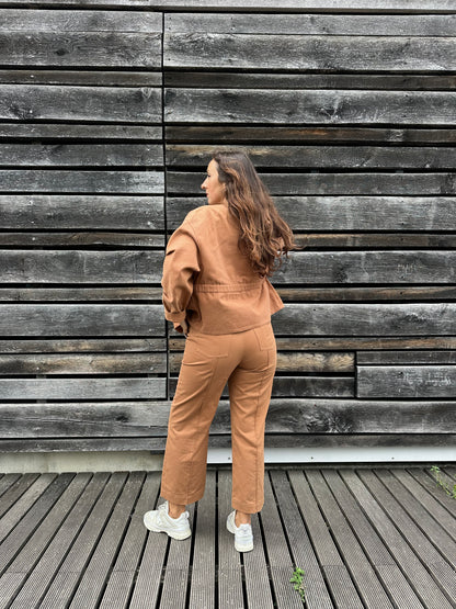 CORALIE — Patron Pochette Pantalon droit à découpes Femme | Vévette