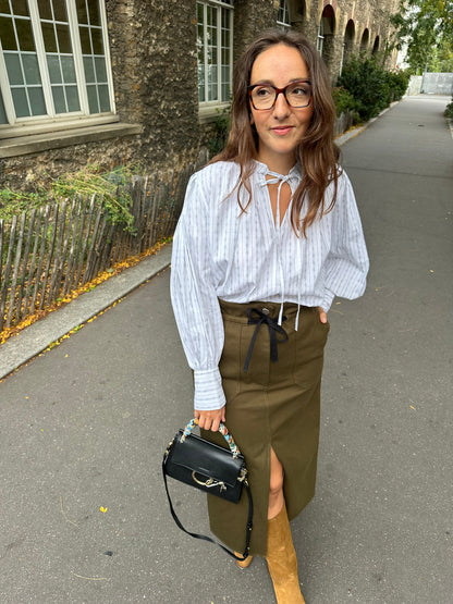 HERMANCE — Patron PDF Blouse à plis Femme | Vévette