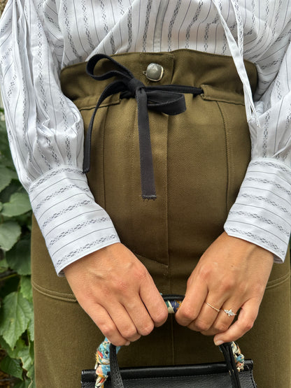 YUZU — Patron Pochette Jupe fendue paperbag Femme | Vévette