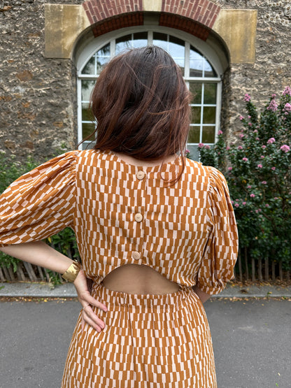 JUNE — Patron PDF Robe dos ouvert Femme | Vévette