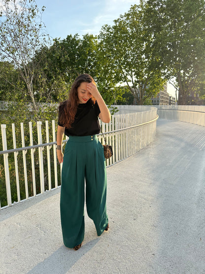SERVANE — Patron PDF Pantalon à plis large Femme | Vévette