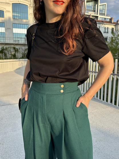SERVANE — Patron PDF Pantalon à plis large Femme | Vévette