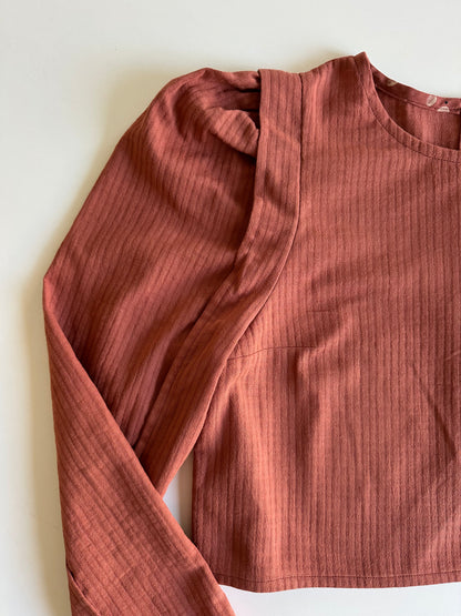DORIANE — Patron PDF Blouse courte à dos boutonnée Femme | Vévette