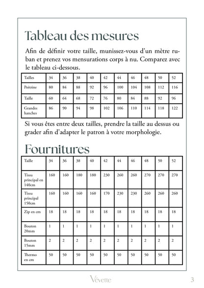 LOUIZON — Patron PDF Pantalon droit Femme | Vévette