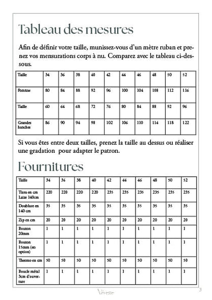 CORALIE — Patron Pochette Pantalon droit à découpes Femme | Vévette