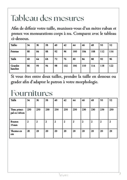 HERMANCE — Patron PDF Blouse à plis Femme | Vévette