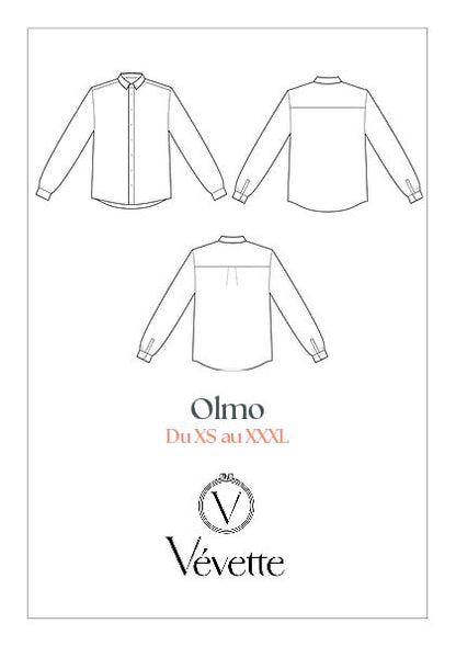 OLMO — Patron PDF Chemise Homme | Vévette