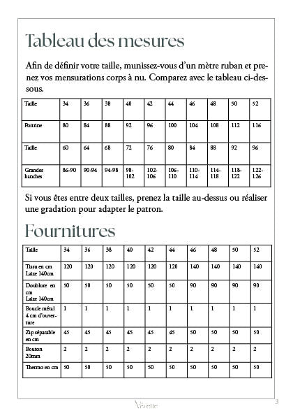 LEONIE — Patron PDF Jupe courte zippée Femme | Vévette