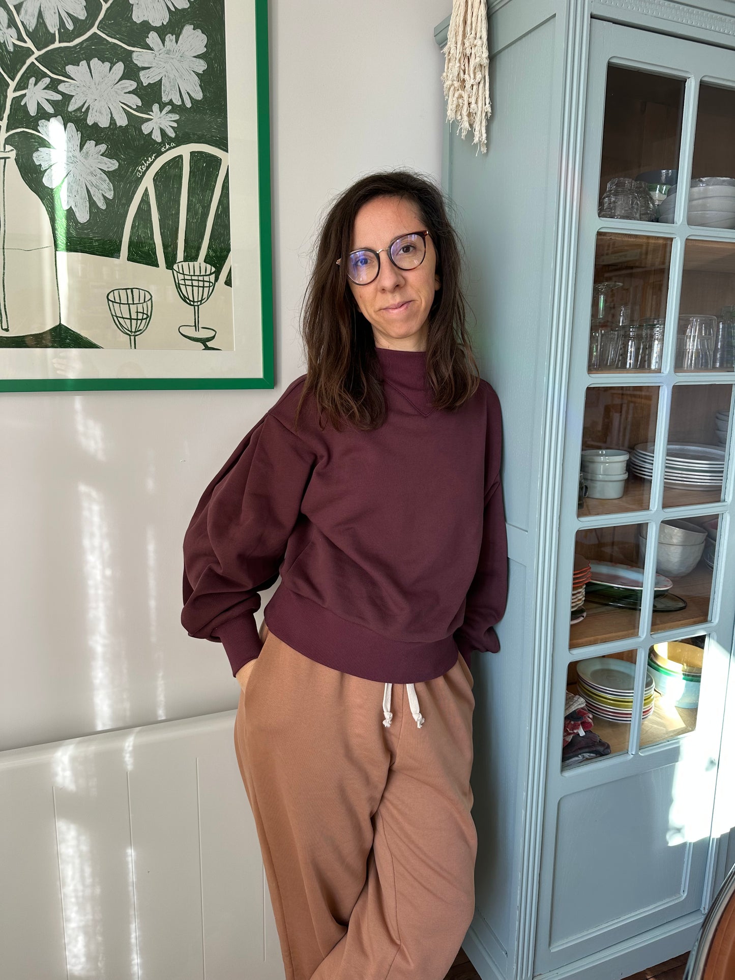 Patron de couture Raphaelle et Augustin - Sweat et jogging, vue de face