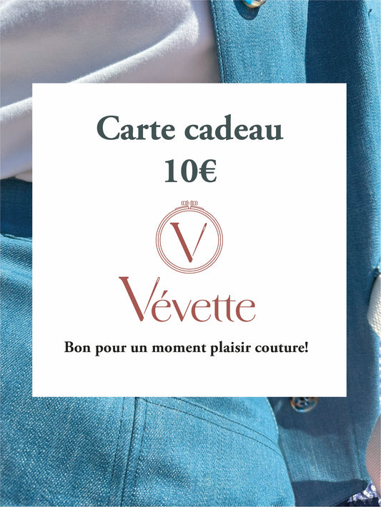 CARTE CADEAU VEVETTE